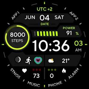 Samsung Wear OS Watch Face: TACT ONE