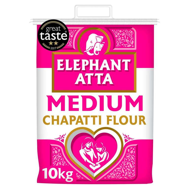 Elephant Atta Medium Chapatti Flour 10kg - £5 @ Sainsburys