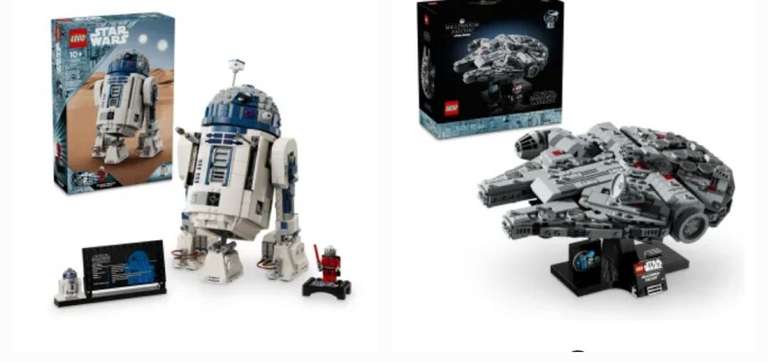 LEGO Star Wars R2-D2 + Darth Malek Minifigure 75379 £64.80 | 75375 millennium falcon £54 With code