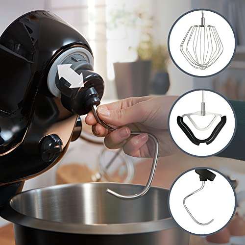 BOSCH CreationLine Serie 4 MUM59N26CB 3.9 Litre 1000W Stand Mixer – Carbon Black £199 click and collect @ Currys