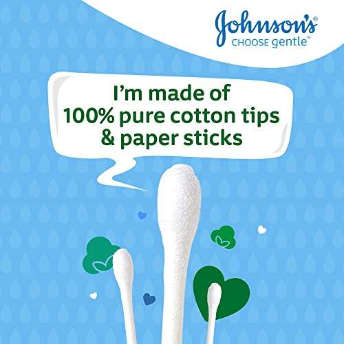 Johnson's Baby Cotton Buds, Pack of 200 - £1 (90p Subscribe & Save) @ Amazon