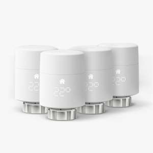 tado° Smart Radiator Thermostat – Quattro Pack £166.49 with code @ Shell Energy