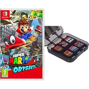 Nintendo Switch - Super Mario Odyssey + Amazon Basics Game Storage Case = £27.87 (more bundles in post) @ Amazon