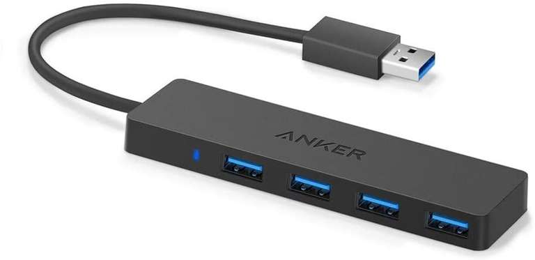 Anker 4-Port USB 3.0 Ultra Slim Data Hub - £9.99 - Sold by Anker Direct / Fulfilled by Amazon @ Amazon