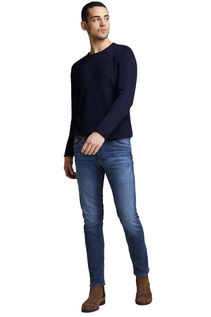 JACK & JONES Blue Denim Slim Fit Jeans | hotukdeals