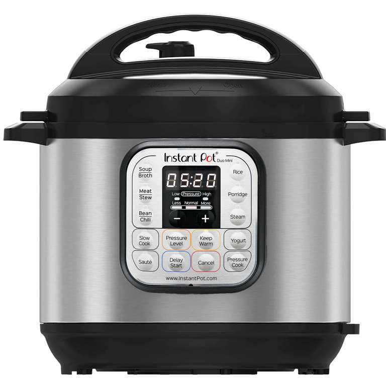 Instant Pot DUO MINI 3L Electric Pressure Cooker. 7-in-1 smart cooker: Pressure Cooker, Slow Cooker, Rice Cooker, Sauté Pan, Yoghurt Maker