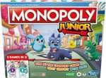 Monopoly Junior 2 in 1 Board Game - Free Click & Collect