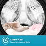 CHiQ CFL80-14586IM3XBWU Freestanding Washing Machine 8KG Slim Space Pro 1400RPM 16 Programs BLDC Inverter Motor, Steam Wash, Quick Wash