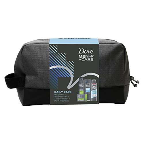 Dove Men+Care Daily Care Washbag Essentials Gift Set 4 Pieces £6.30 at Checkout @ Amazon
