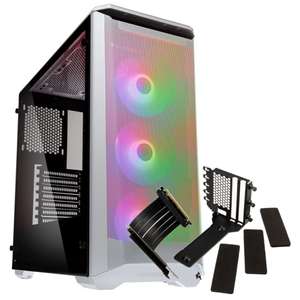 Phanteks Eclipse P400A White + PCIE 3.0 Riser Cable + Vertical Mounting Bracket £71.99 + £11.80 delivery @ Overclockers