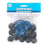 Silverline 237045 Tarpaulin Ball Bungees 10pk 175 mm,Blue