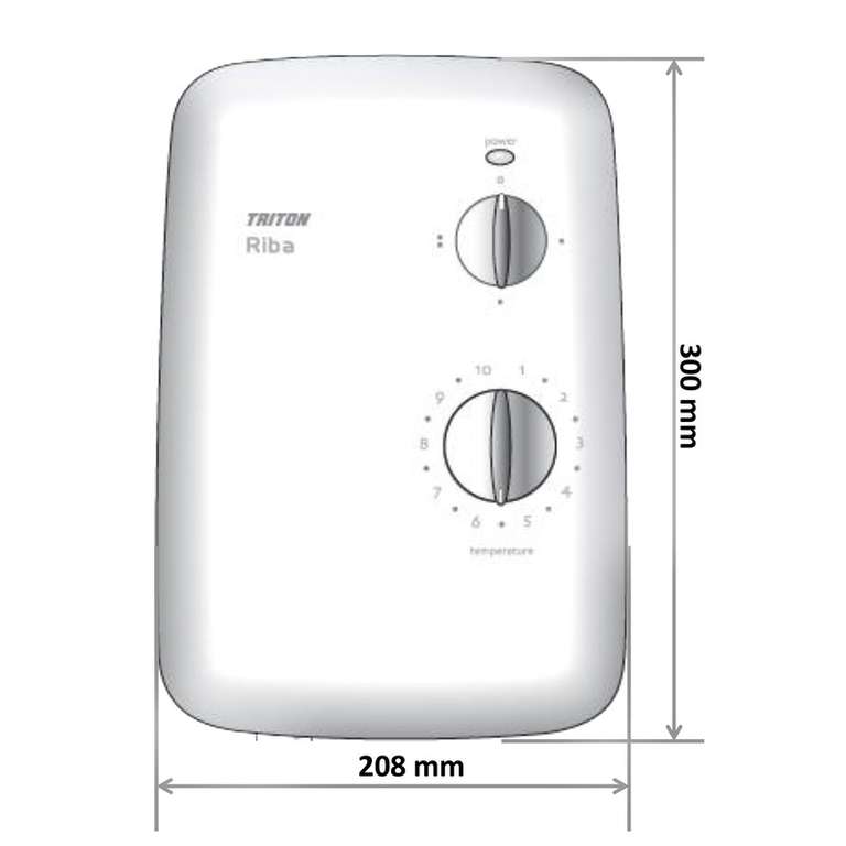 Triton Riba 8.5kW Electric Shower with 2 Year Warranty £57.58 Plus 10% Off via Toolstation App @ Toolstation
