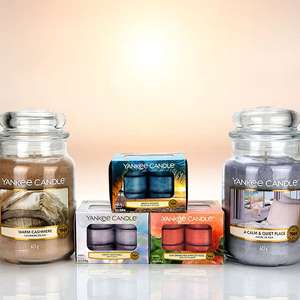2x Large Yankee Candle Jars and 3x Boxes of Tealights £28 Delivered @ Yankee Bundles