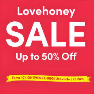 Extra 10% off with voucher code @ Lovehoney
