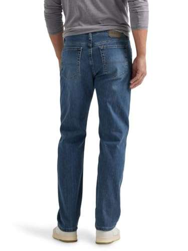 Wrangler Authentics Men's Classic Comfort-Waist Jeans 34W32L, colour: Blue Ocean