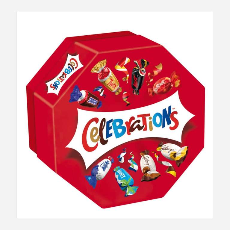 385g Celebrations Milk Chocolate Centerpiece Box BBE 29/4 - Minimum Order £30