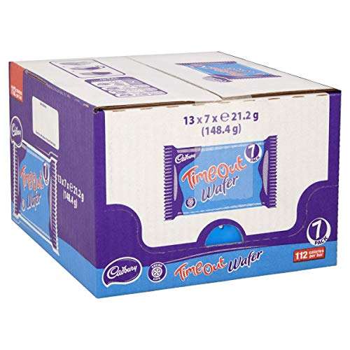 Cadbury Timeout Multipack 7 x 21.5g £1.05 each (minimum quantity 4) + 5% discount £3.99 @ Amazon