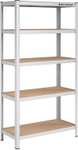 SONGMICS 5 Tier Heavy Duty Shelf - 180 x 90 x 40 cm, Load Capacity 875 kg, Tool-Free Assembly - £21.25 with code - Delivered @ Songmics