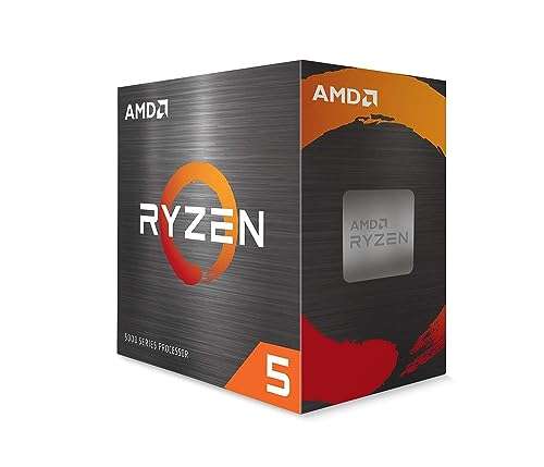 AMD Ryzen 5 5600X Processor (6C/12T, 35MB Cache, up to 4.6 GHz Max Boost) with Wraith Stealth Cooler [Sold by Amazon EU]