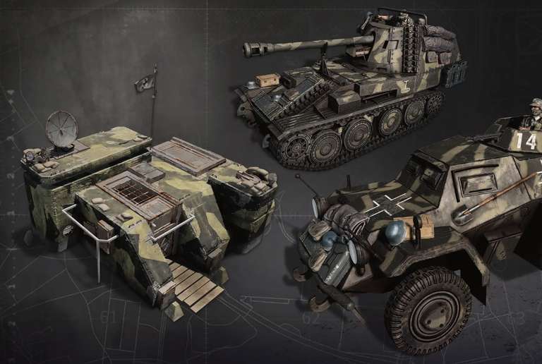 Company of Heroes 3 Free on Prime Night Fighters Werhmacht HQ Cosmetic Bundle (In Game Content)