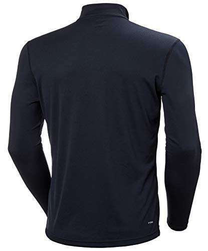 Helly Hansen Mens Long Sleeve T-Shirt Hh Tech 1/2 Zip - Navy - Sizes M / XL £18 @ Amazon