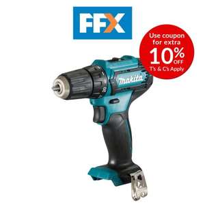 Makita DF333DZ 12V Max CXT Drill Driver Bare Unit with code (UK Mainland)