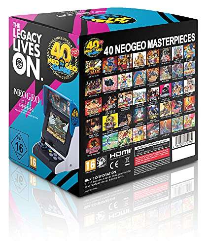 NEOGEO Mini Console International Edition with 40 Games at Amazon 