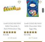 Easter sale Upto 70% off. Includes chocolate bunny & mini eggs - minimum order £20.