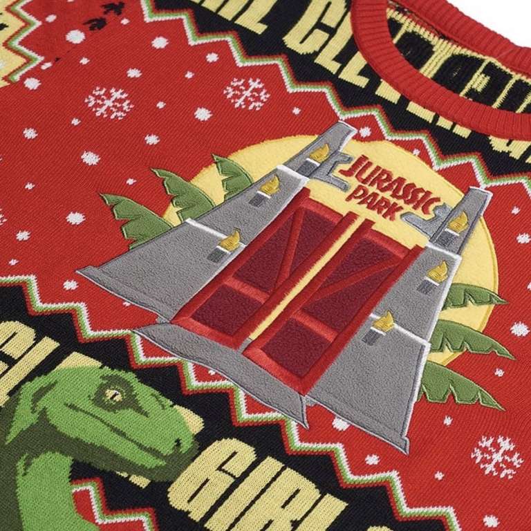 Jurassic Park / E.T / The Grinch Christmas Jumper Sale - £14.99 + £2.99 delivery @ Just Geek