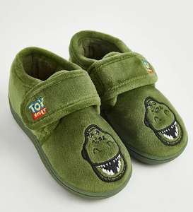 Disney Toy Story kids Green Rex Cupsole Slippers