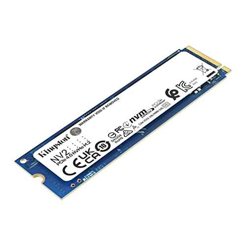 2TB - Kingston NV2 PCIe Gen 4 x4 NVMe SSD - £69.66/ £65 with promo (cheaper with fee-free card) @ Amazon Germany