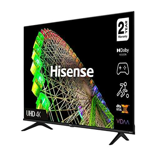 Hisense 43A6BGTUK (43 Inch) 4K UHD Smart TV £234 @ Amazon