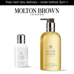 Free Next Day Delivery / No Min Spend / Works on Sale + Free Sample - EG: Volumising Conditioner with Kumudu 100ml - £6 @ Molton Brown