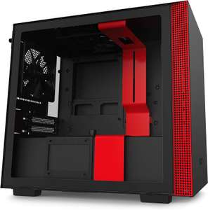 NZXT H210, Mini-ITX PC Gaming Case in Black/Red - £59.99 @ Amazon