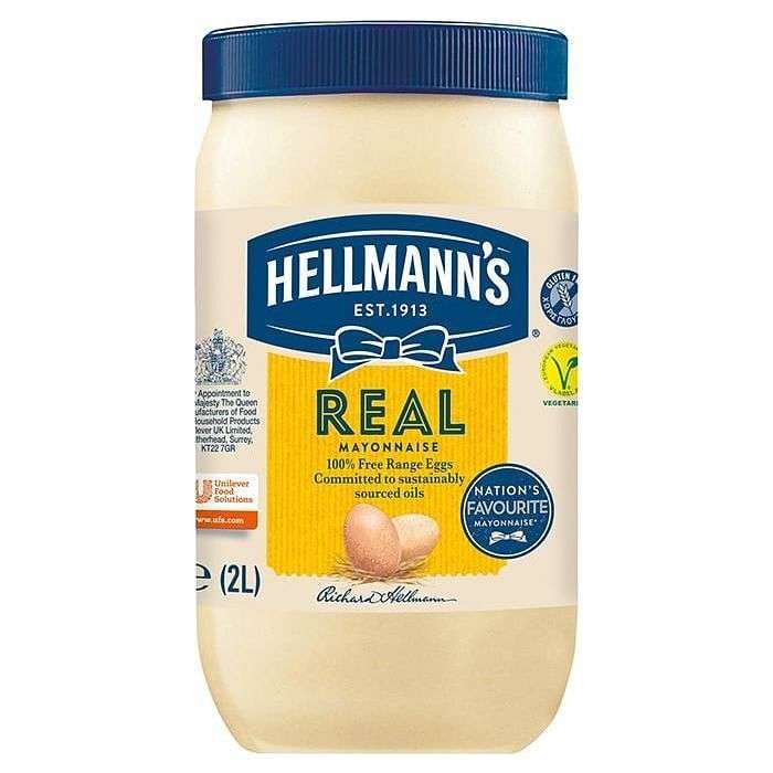 Hellmann's Real Mayonnaise 2 Litres (1.85kg) - £2.49 Instore @ Farmfoods (Chester/Saltney)