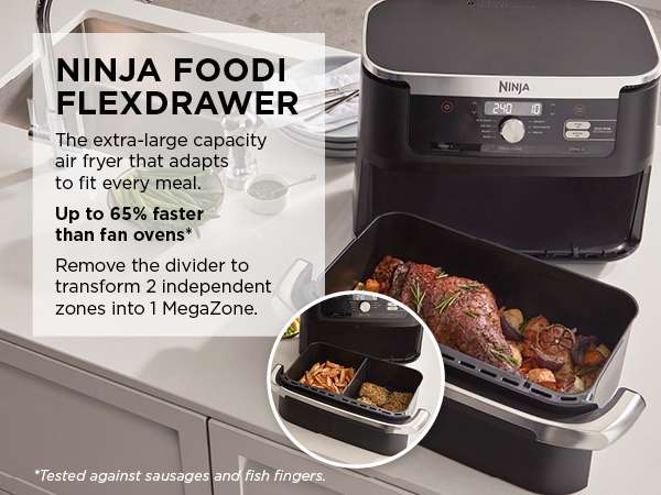 Ninja Foodi FlexDrawer Air Fryer 10.4L AF500UK Review: Huge capacity