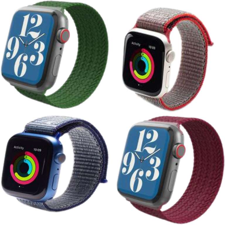 GEAR4 iWatch Elastic Strap Wristbands Compatible with Apple (with code)