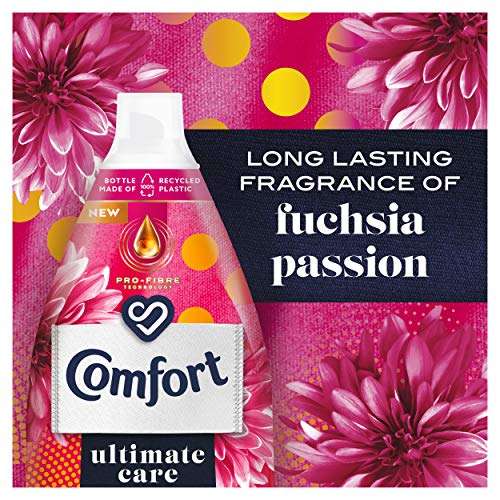 Comfort Ultimate Care Fuchsia Passion conditioner - 6 x 58 (870ml) wash bottles. 348 washes in total - £12 @ Amazon