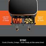 Ninja Foodi Dual Zone Air Fryer MAX 9.5L (AF400UKCP) - £169.99 (Prime Exclusive Deal) @ Amazon