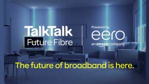 TalkTalk Future Fiber 900 - £36pm/24m + £150 cashback (effectively £29.75pm) (select postcodes) @ TalkTalk