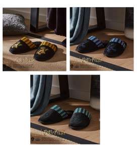 Women's and Men's Harry Potter Slippers (Hufflepuff, Ravenclaw or Slytherin)