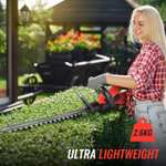 CONENTOOL 22” Cordless Hedge Trimmer, 21V 4000mAh Electric Hedge Trimmer with vouchers Sold by SalesCreator EU FBA