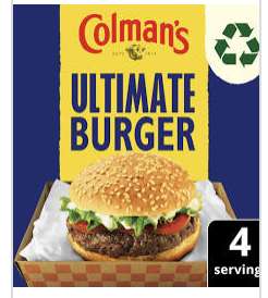 Colmans Ultimate Burger Mix - 15p Instore @ Morrisons (Stratford-upon-Avon)