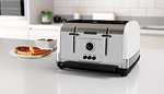 Morphy Richards Venture 4 Slice Toaster, Brushed Stainless Steel