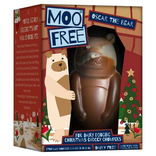 Moo Free Oscar the Bear or Moo Free Olivia the Bear 80g (Fulham Wharf)