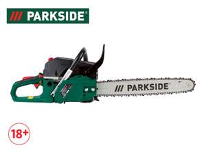 Parkside 45cm 53cc Petrol Chainsaw Safety Accessories, 500ml Organic Chainsaw Oil - 3 Year Warranty