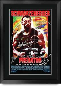 Predator Framed A3 poster with digital cast signatures - £12.99 Sold by Prints Of The World and Fulfilled by Amazon - Prime Exclusive