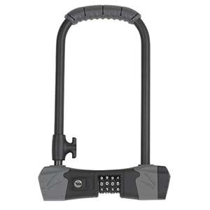 Yale YCUL2/13/230/1 - Standard Security Combination Bike Lock 230mm - U Lock - Ultra Hardened Shackle , Black £15 @ Amazon