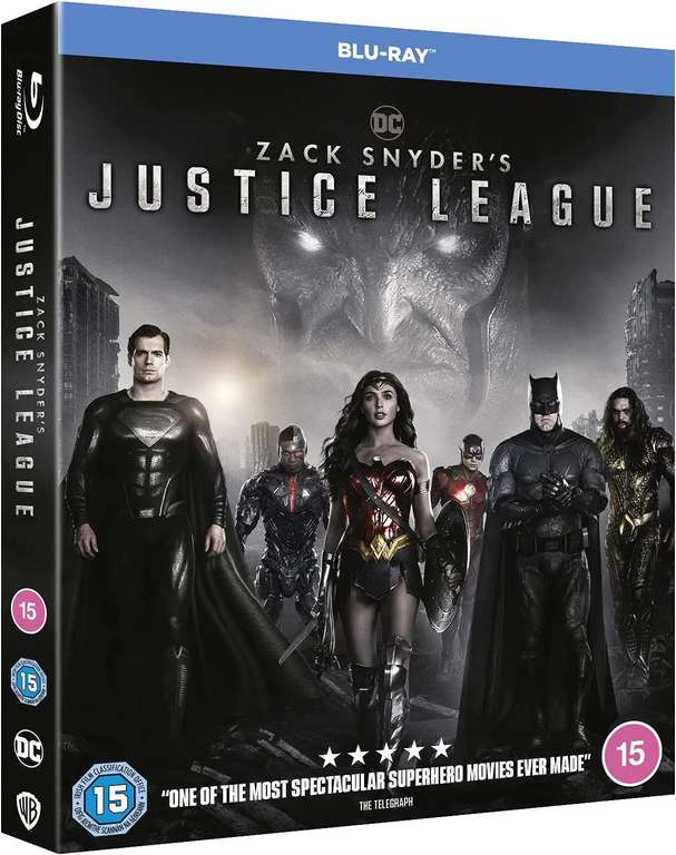 Zack Snyder's Justice League [Blu-ray] [2021] [Region Free] £6.99 @ Amazon