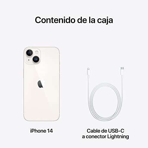 iPhone 14 Starlight 128GB - £643.82 with voucher @ Amazon Spain